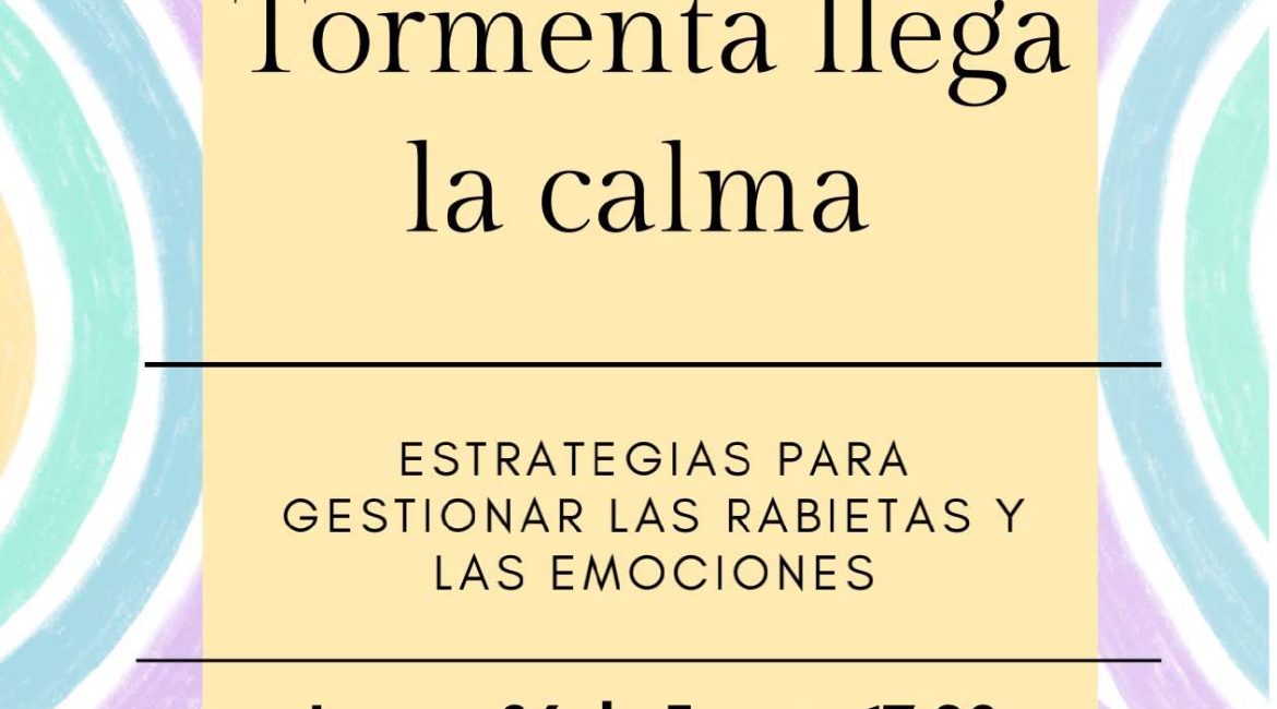 Taller para gestionar las rabietas y las emociones en Pulgarcito, Tomares, Sevilla